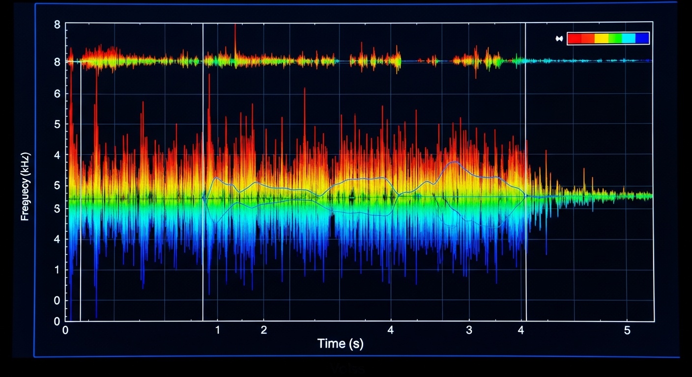 Спектрограмма голоса